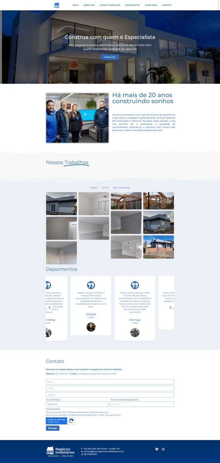 Sites, Landing Pages, ecommerce