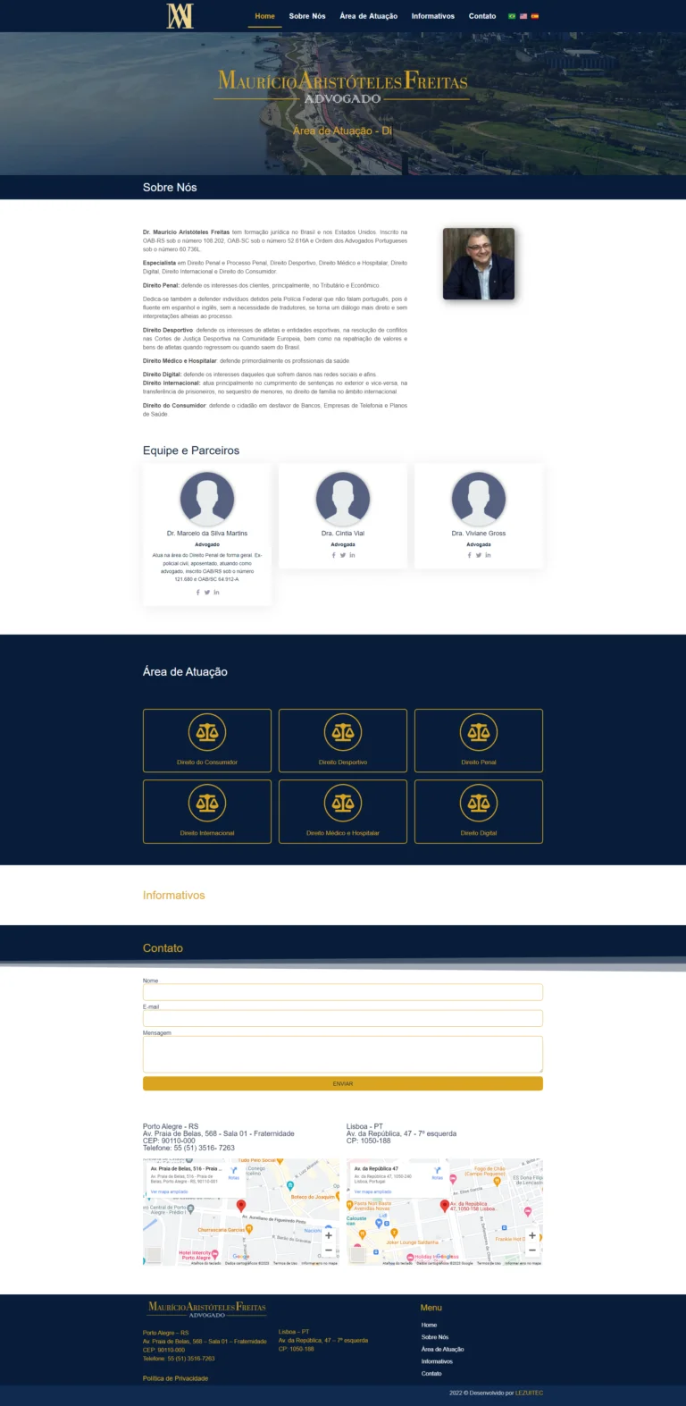 Sites, Landing Pages, ecommerce