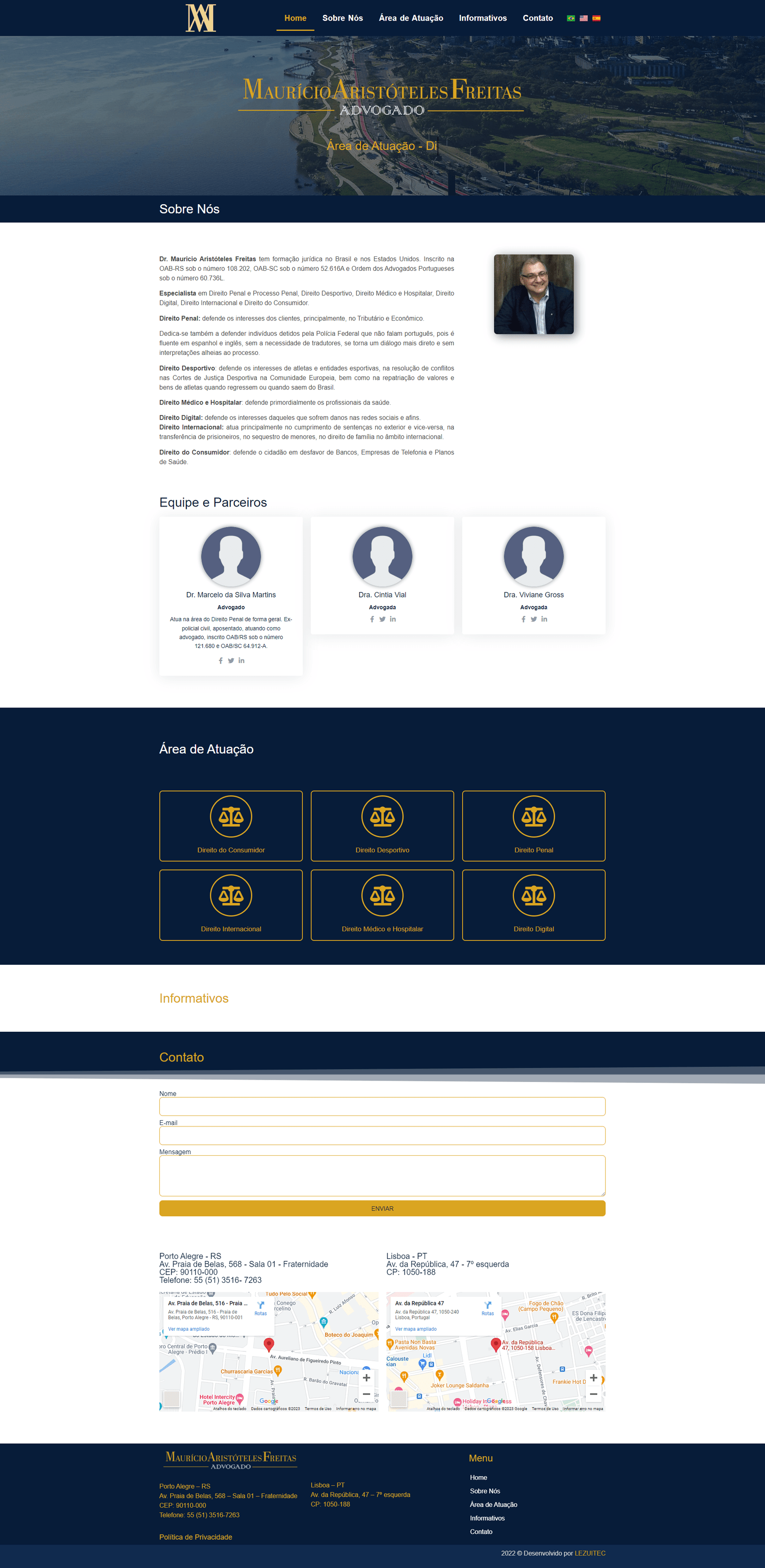 Site desenvolvido pela Core78 para Imobiliária Prime