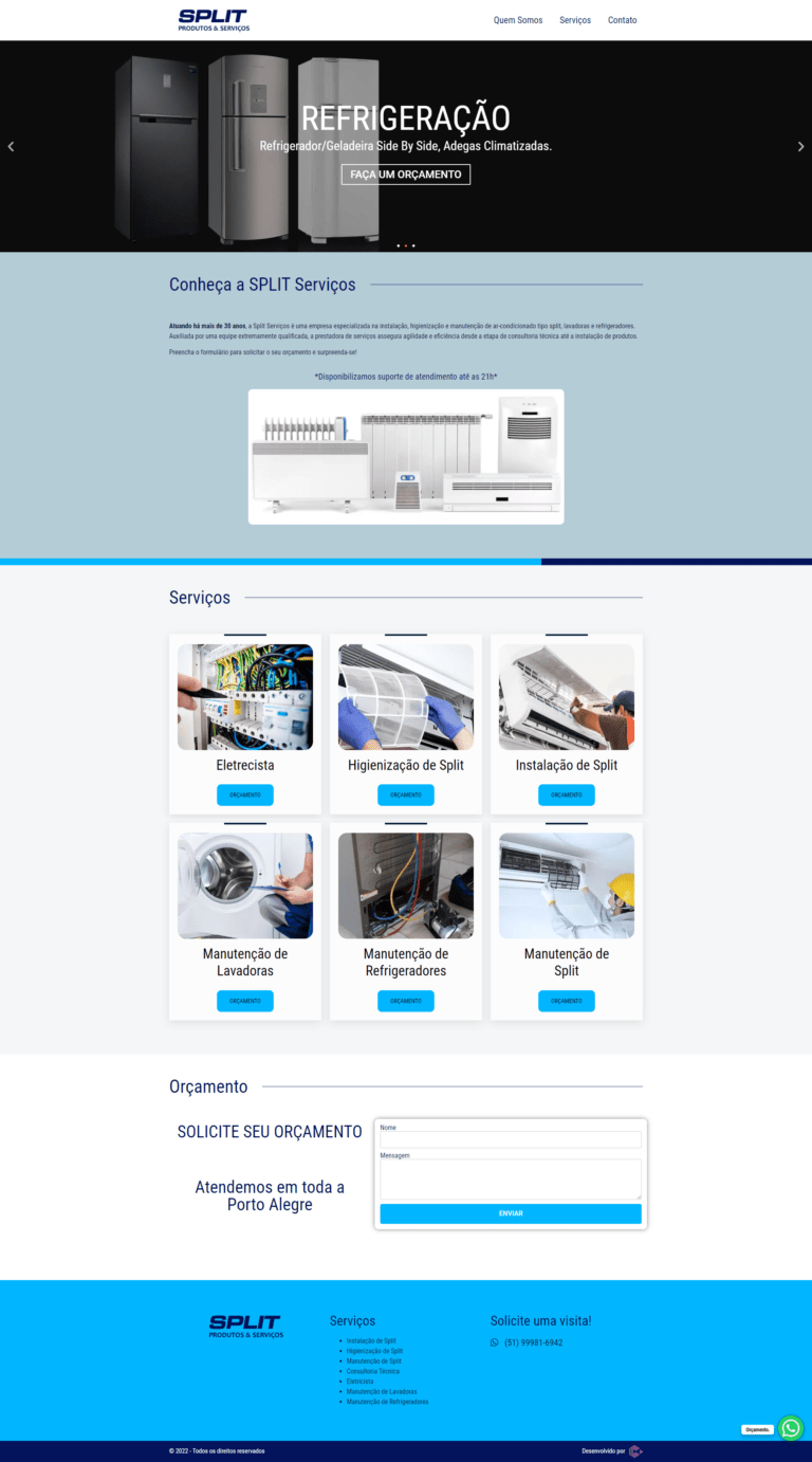 Sites, Landing Pages, ecommerce